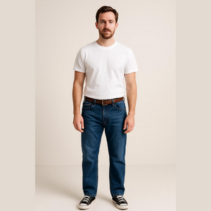 Levi Strauss and Co Mens Relaxed Blue Jeans W36 L34